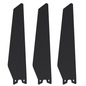 KAJ 52 inch (3-Blade) Replacement Blades - Black