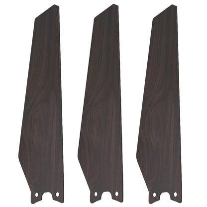 KAJ 52 inch (3-Blade) Replacement Blades - Walnut