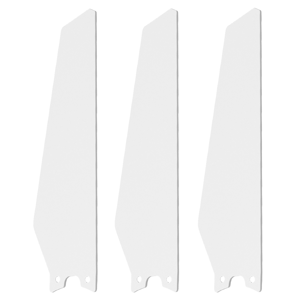 KAJ 52 inch (3-Blade) Replacement Blades - White