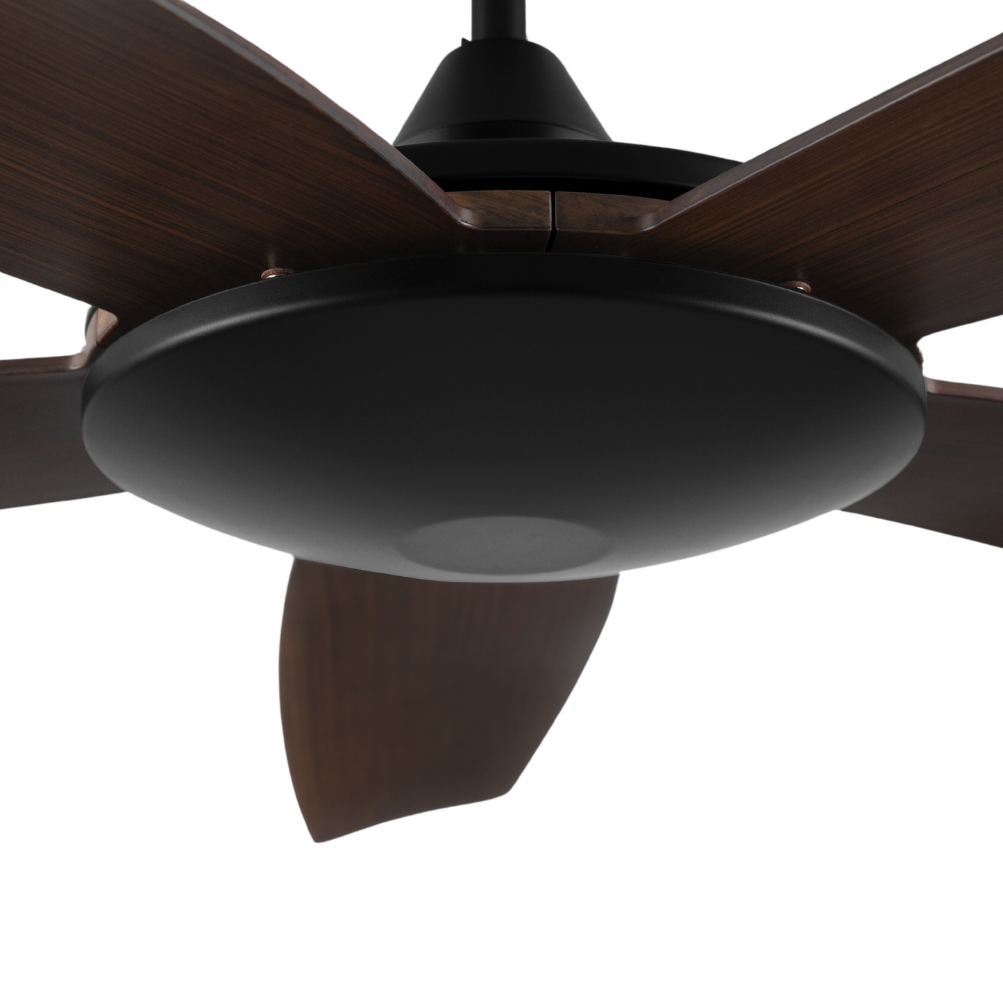 SALEM 52 inch 5-Blade Smart Ceiling Fan with LED Light Kit & Remote Control- Black/Rosewood