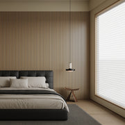 Acoustic Slat Wood Wall Panel - Luxury Oak & Black Felt