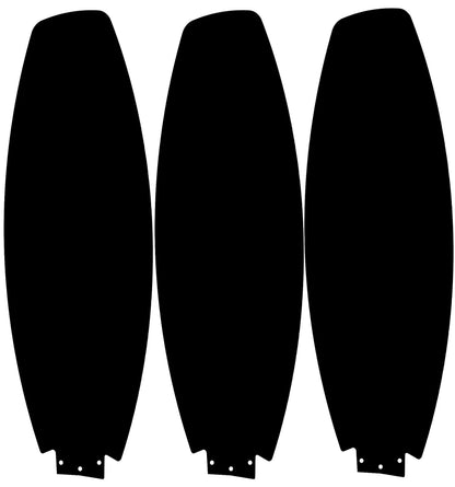 TRENTO 48 inch (3-Blade) Replacement Blades - Black