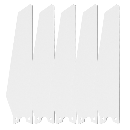 KAJ 52 inch (5-Blade) Replacement Blades - White