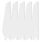 KAJ 52 inch (5-Blade) Replacement Blades - White