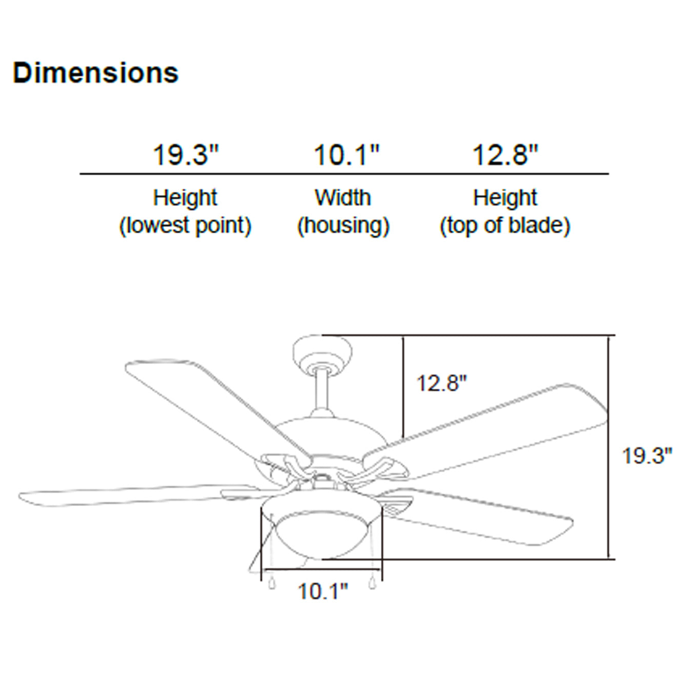 Carro USA LIVERPOOL 52 inch 5-Blade Ceiling Fan with Pull Chain - Brushed Nickel/Maple