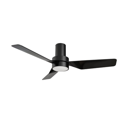 Varden 44 inch 3-Blade Ceiling Fan with LED Light Kit & Remote Control - Black