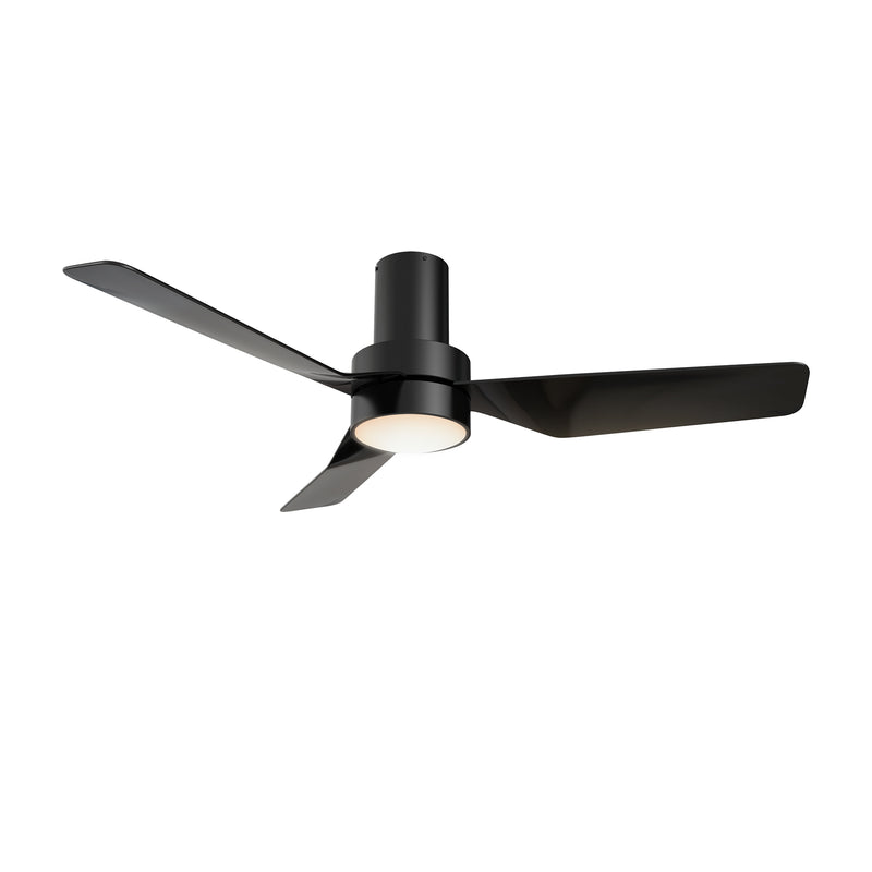 Varden 44 inch 3-Blade Ceiling Fan with LED Light Kit & Remote Control - Black