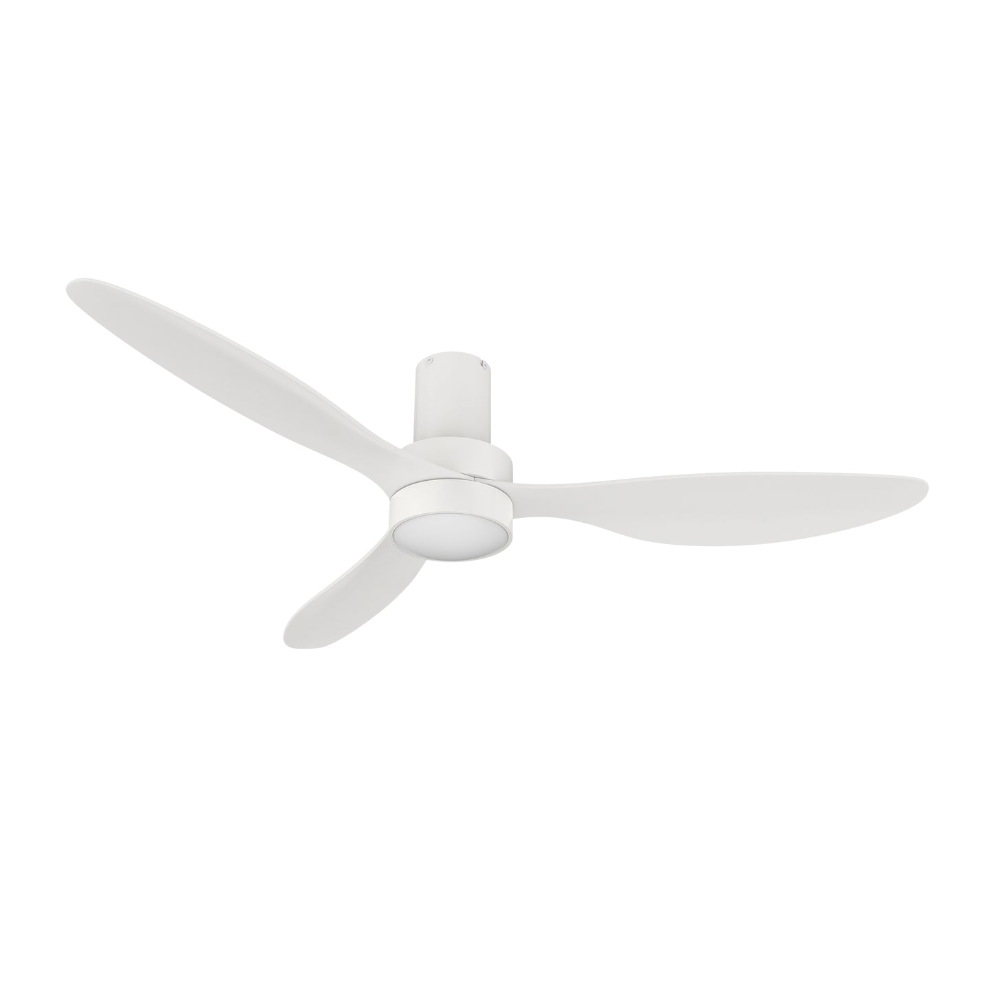 Zephyr 52 inch 3-Blade Ceiling Fan with LED Light Kit & Remote Control - White