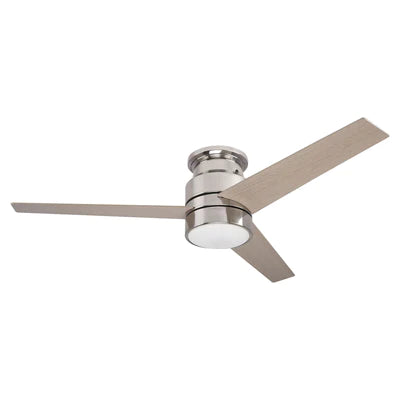 RAIDEN 52 inch 3-Blade Smart Ceiling Fan Replacement Blades - Light Wood