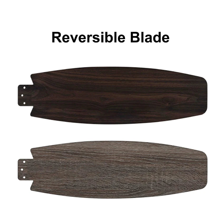 WEBSTER 52 inch (5-blade) Replacement Fan Blades - Barnwood/Walnut