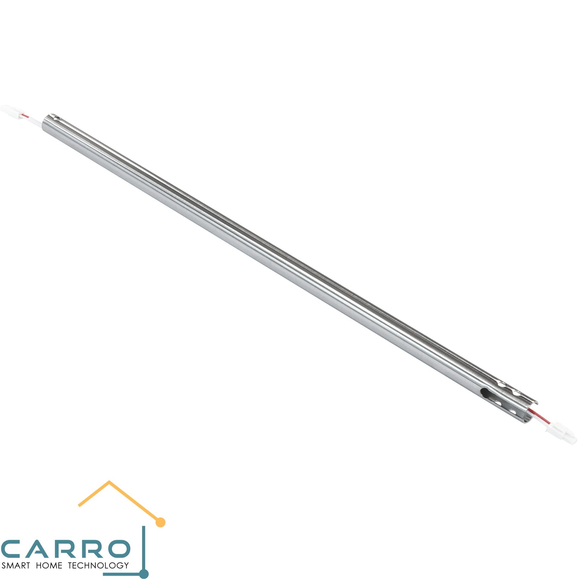 Carro Home Smart Ceiling Fan 18" Extended Downrod - Silver