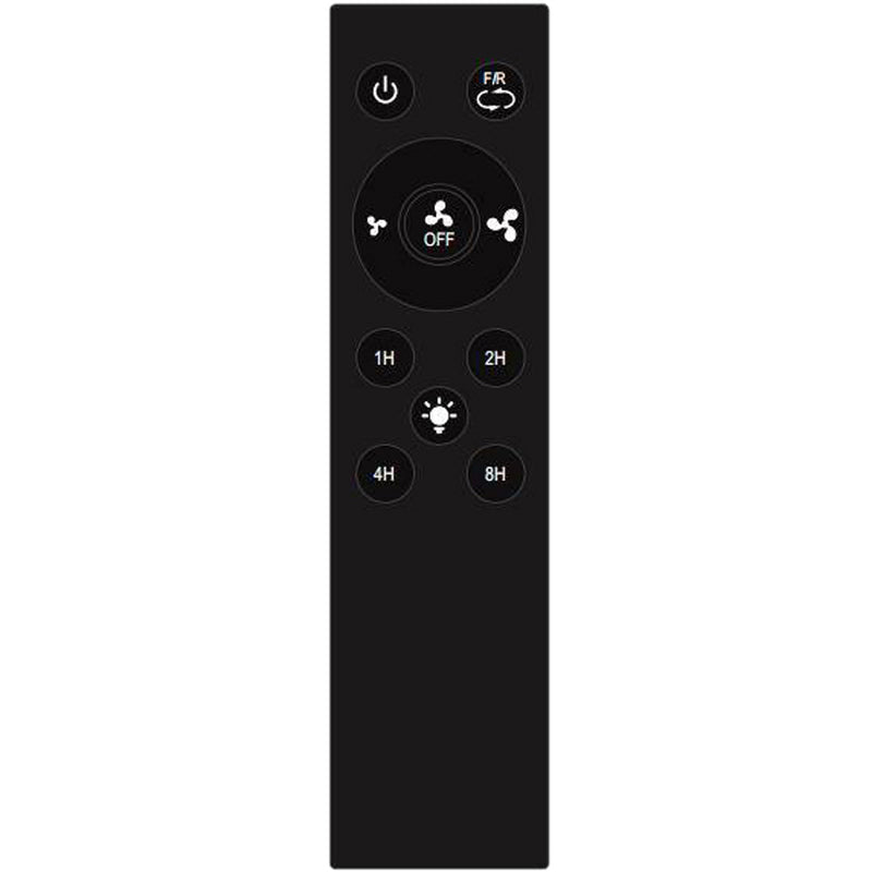 Carro Home Remote Control for Ceiling Fans (ADC Motor Fans) - Black