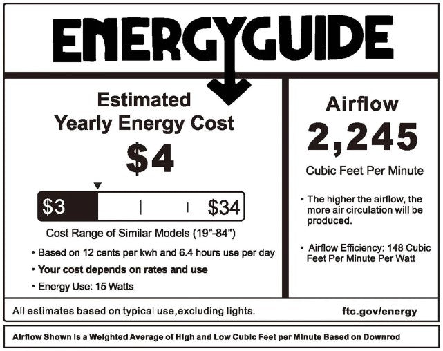 Carro AURORA 52 inch 3-Blade Flush Mount Smart Ceiling Fan with LED Light Kit & Remote- White/White