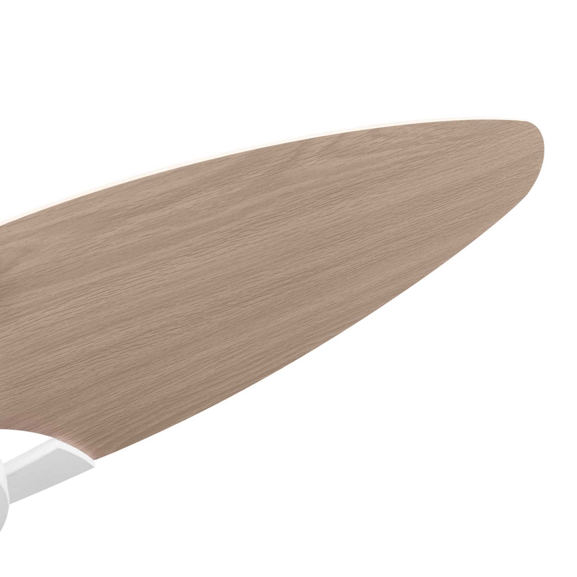 Carro MADDOX 52 inch 3-Blade Ceiling Fan with LED Light Kit & Remote Control - White/Light Wood