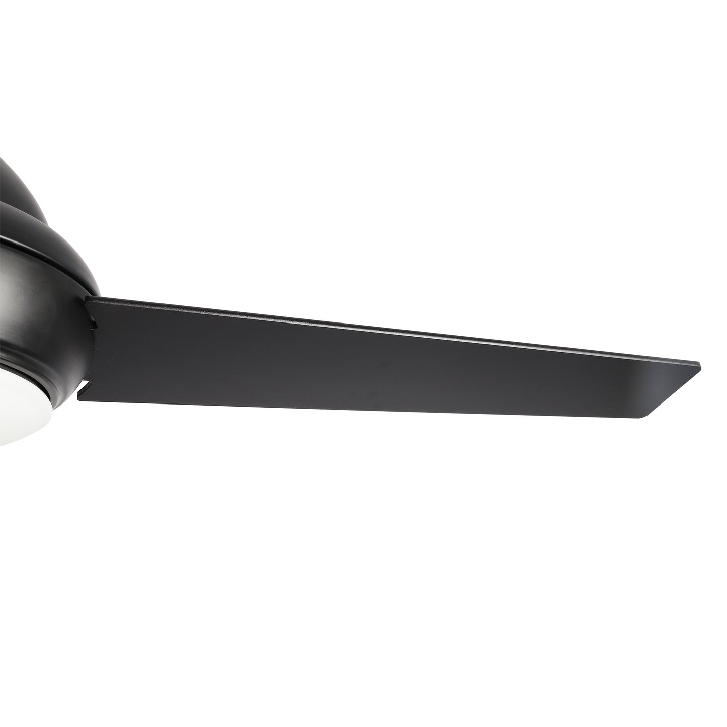 Carro Home KENDRICK 52 inch 3-Blade Ceiling Fan with LED Light Kit & Remote Control - Black/Black