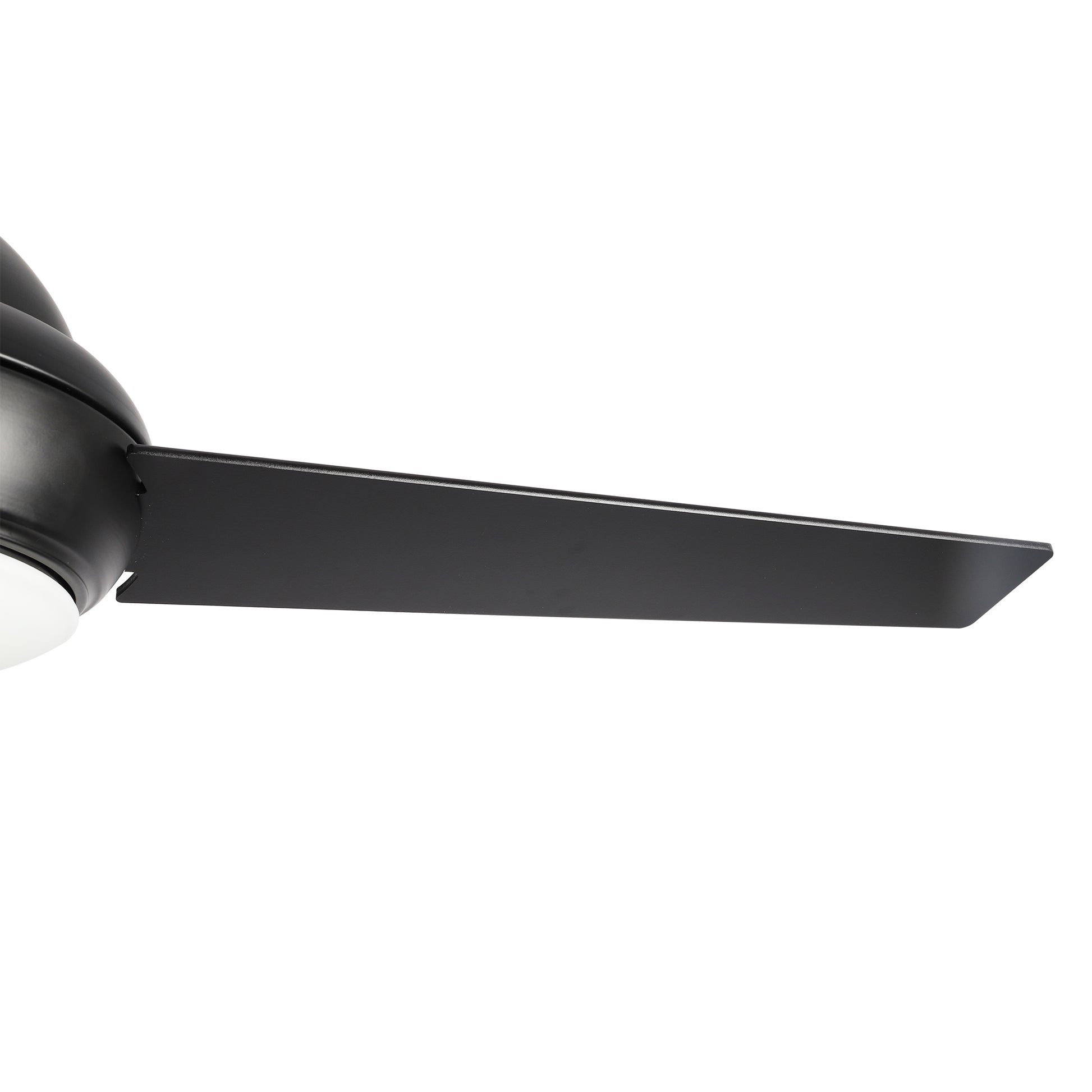Carro Home KENDRICK 52 inch 3-Blade Ceiling Fan with LED Light Kit & Remote Control - Black/Black