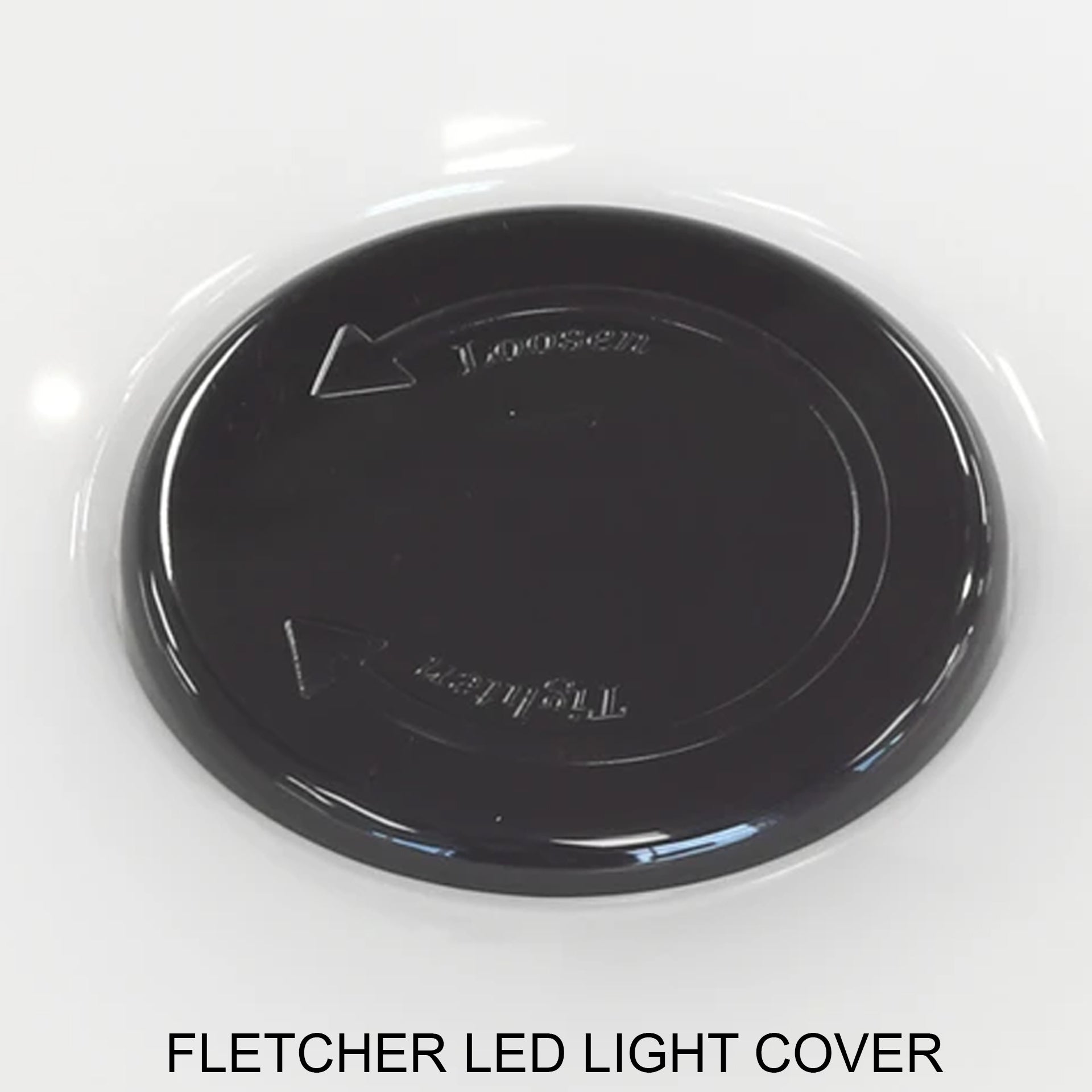 Carro Replacement FLETCHER Fan LED Light Round Cap For Smart Ceiling Fan - (52", 56" & 60")