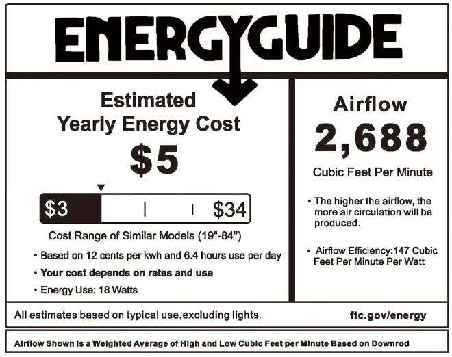 Carro NICOLET 52 inch 3-Blade Flush Mount Smart Ceiling Fan with LED Light Kit & Remote- Black/Antique Walnut