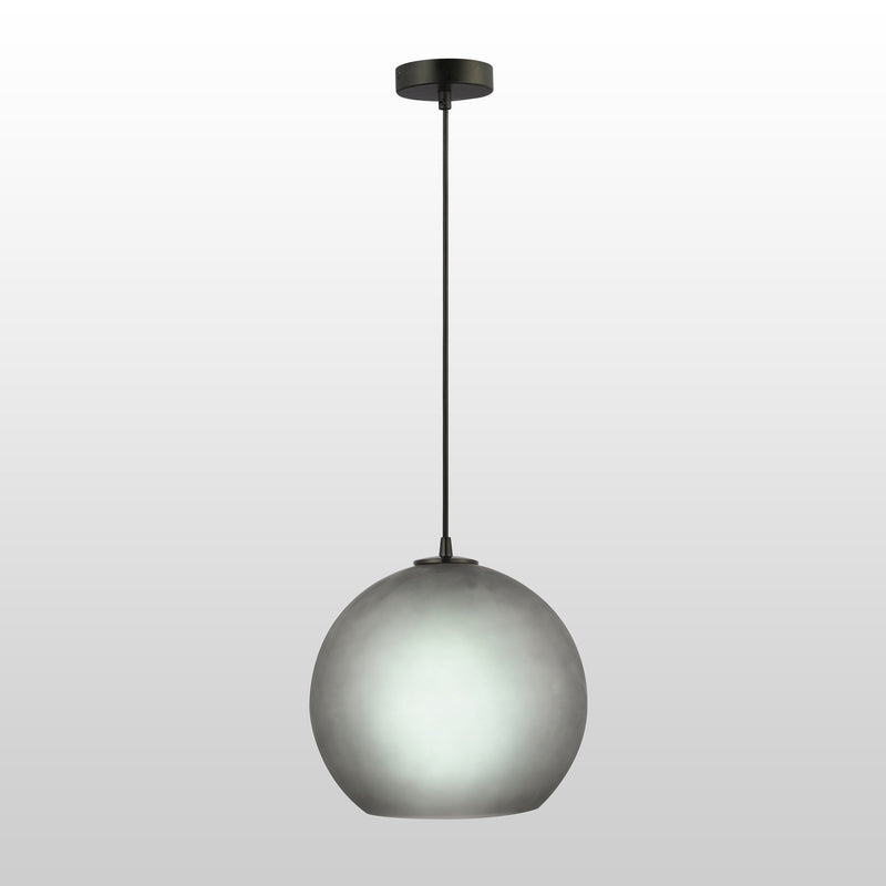CARRO HOME Chelos Sphere Glass Pendant Light - Frosted Gray