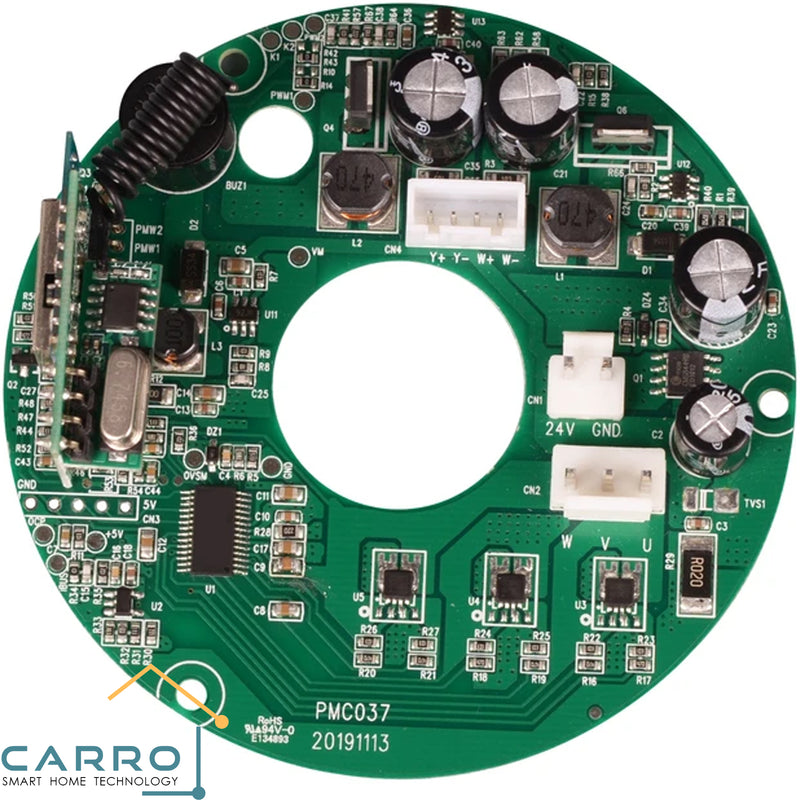 PCB for 52 inch CARRO Icebreaker Smart Ceiling Fan with Light