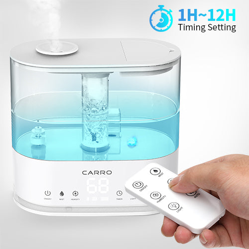 Carro 4L Top Fill Ultrasonic Cool Mist Humidifier with Aroma Tray For Office, Baby Room and Living room