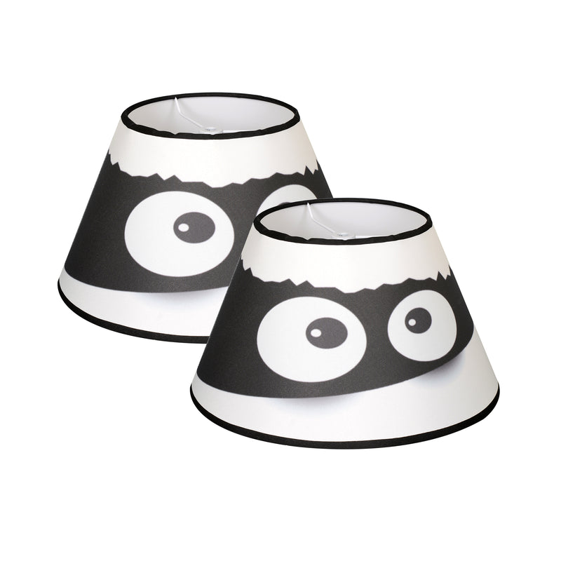 Carro Home OOGLY GOOGLY EYES Halloween Limited Edition Empire Shape Lamp Shade 10x12x8 - (Set of 2)