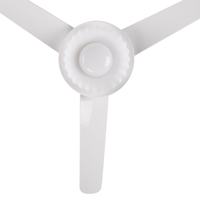 Carro DAFFODIL 52 inch 3-Blade Smart Ceiling Fan with LED Light Kit and Remote - White/White