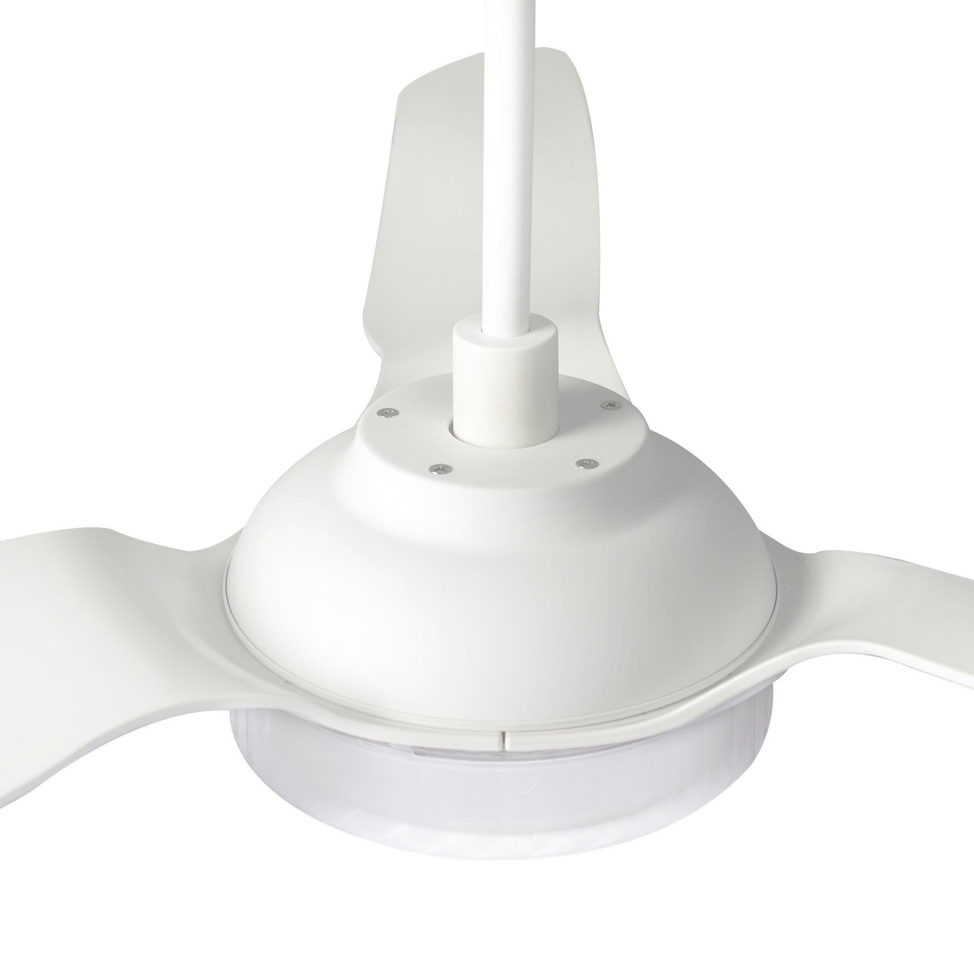 FLETCHER 56'' 3-Blade Smart Ceiling Fan with LED Light Kit & Remote - White/White (Set of 2)