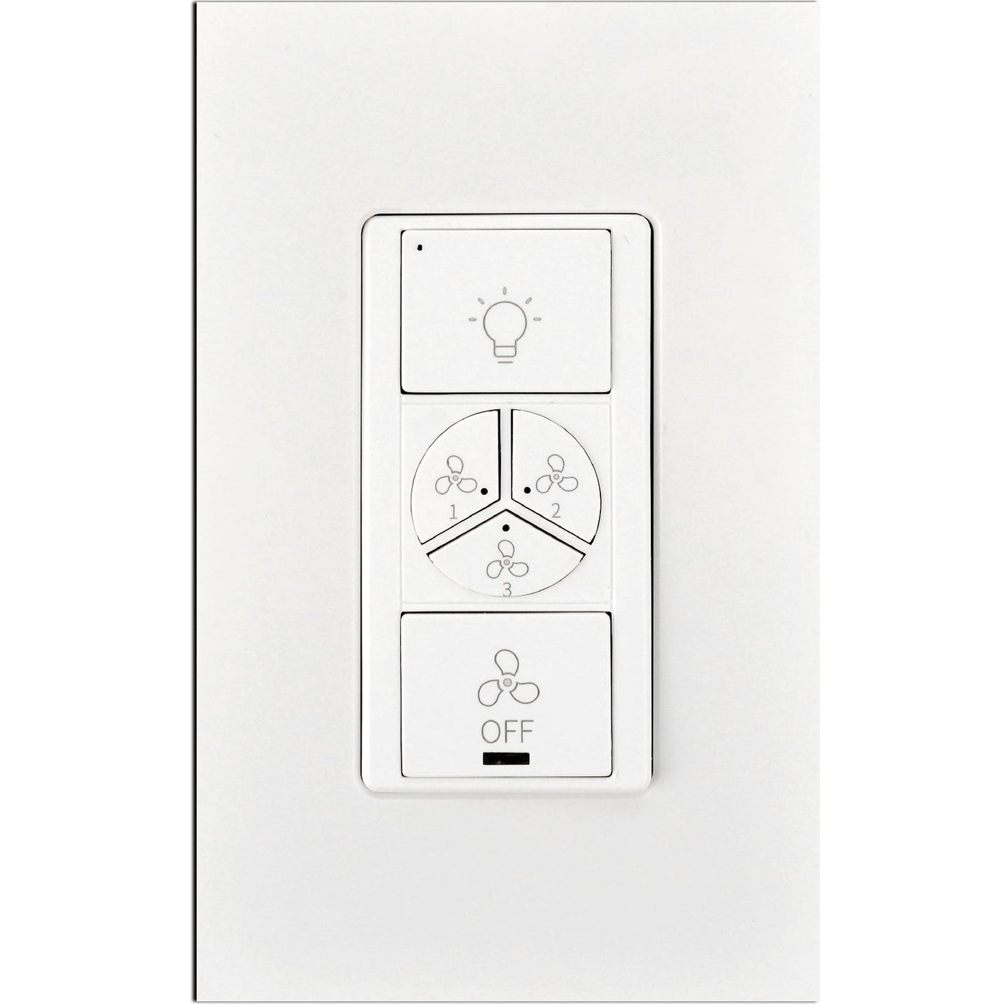 Carro Home Pilot Smart Wall Switch For Ceiling Fans(1-Gang), Works with Amazon Alexa, Google Assistant, and Siri Shortcuts