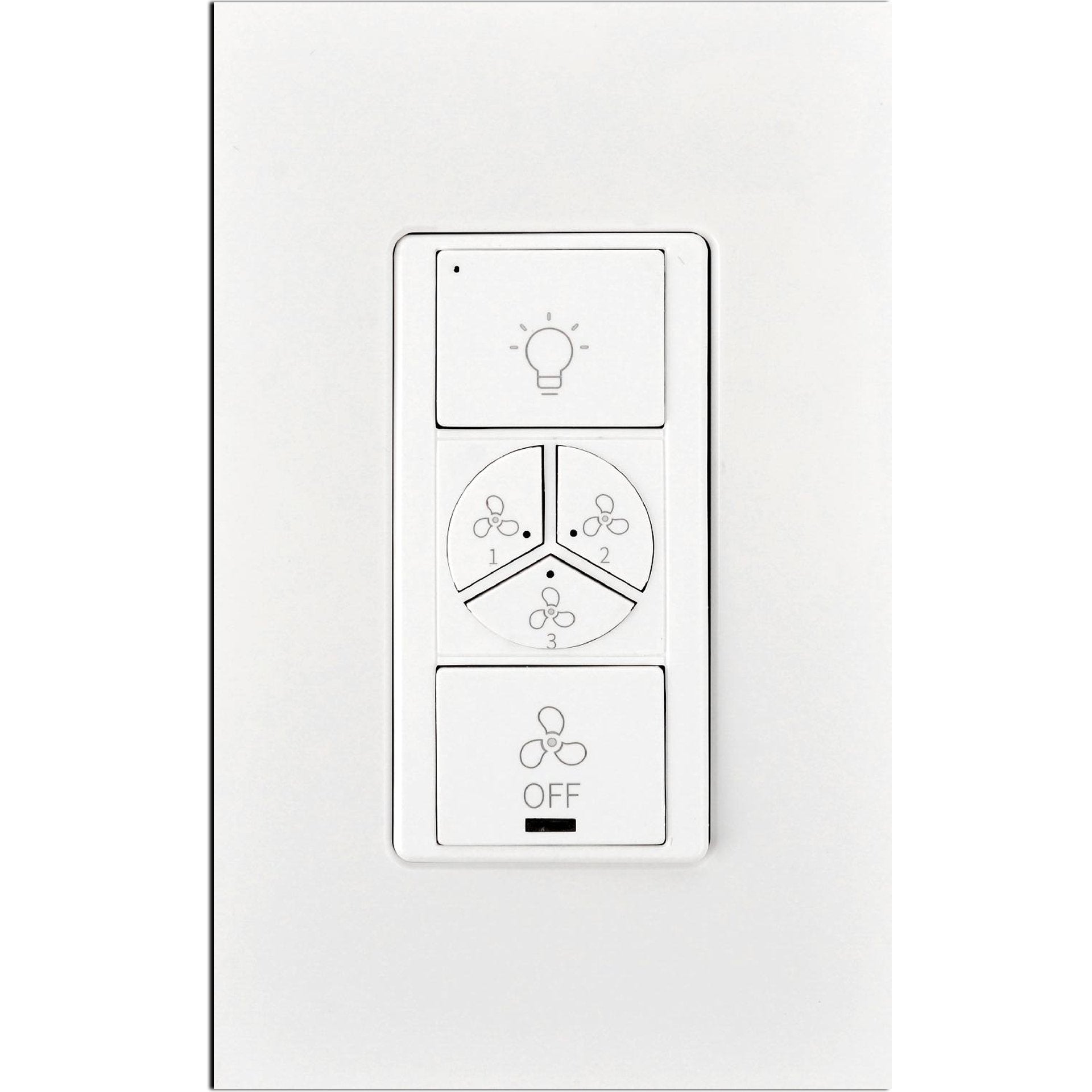 Carro Home Pilot Smart Wall Switch For Ceiling Fans(1-Gang), Works with Amazon Alexa, Google Assistant, and Siri Shortcuts