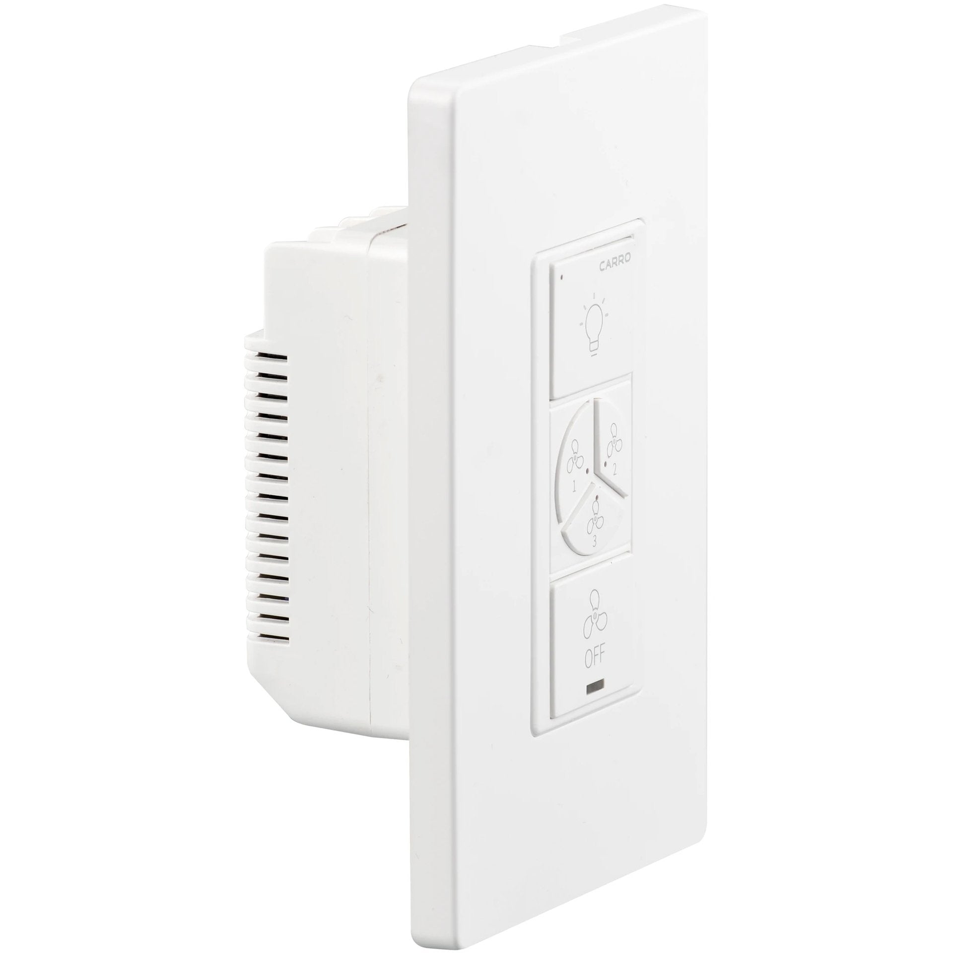 Carro Home Pilot Smart Wall Switch For Ceiling Fans(1-Gang), Works with Amazon Alexa, Google Assistant, and Siri Shortcuts