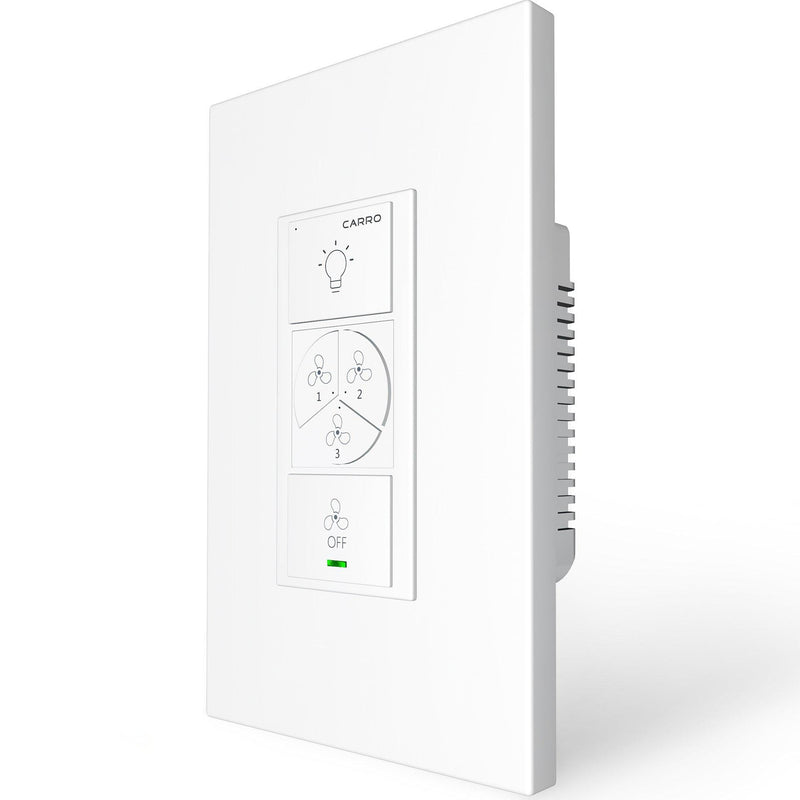 Carro Home Pilot Smart Wall Switch For Ceiling Fans(4-Gang), Works with Amazon Alexa, Google Assistant, and Siri Shortcuts