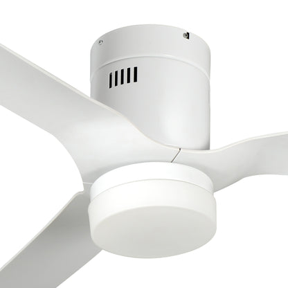 SPEZIA 52 inch 3-Blade Flush Mount Smart Ceiling Fan Replacement Blades - White