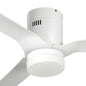 SPEZIA 52 inch 3-Blade Flush Mount Smart Ceiling Fan Replacement Blades - White