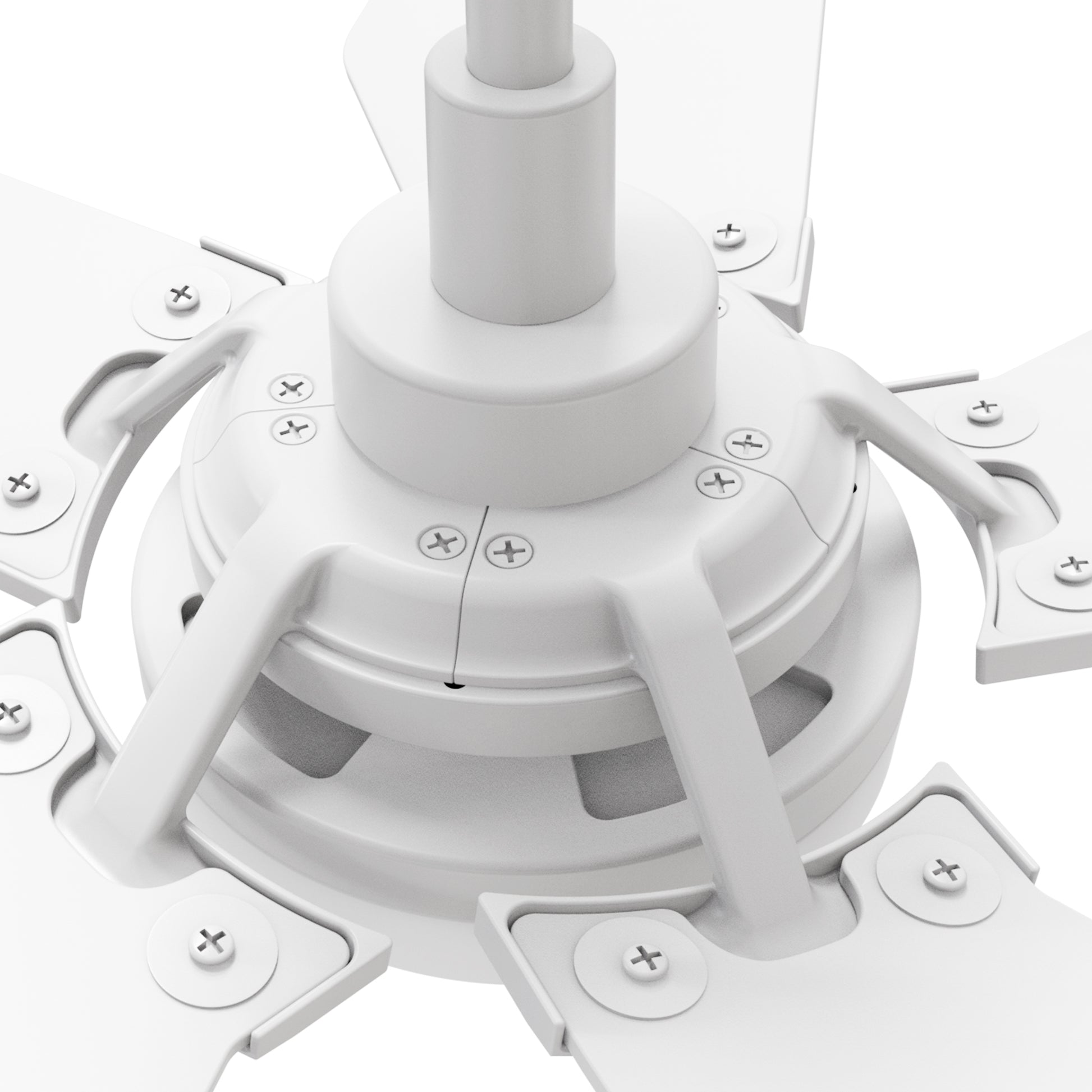 Carro WOODROW 52 inch 5-Blade Smart Ceiling Fan with LED Light Kit & Remote - White/White