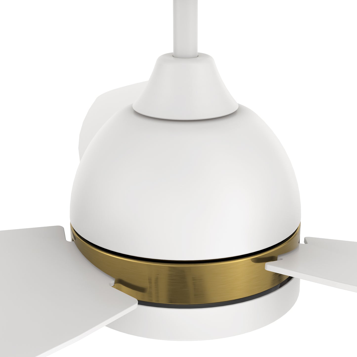 Carro FREMONT 48 inch 3-Blade Smart Ceiling Fan with LED Light Kit & Remote- White/White