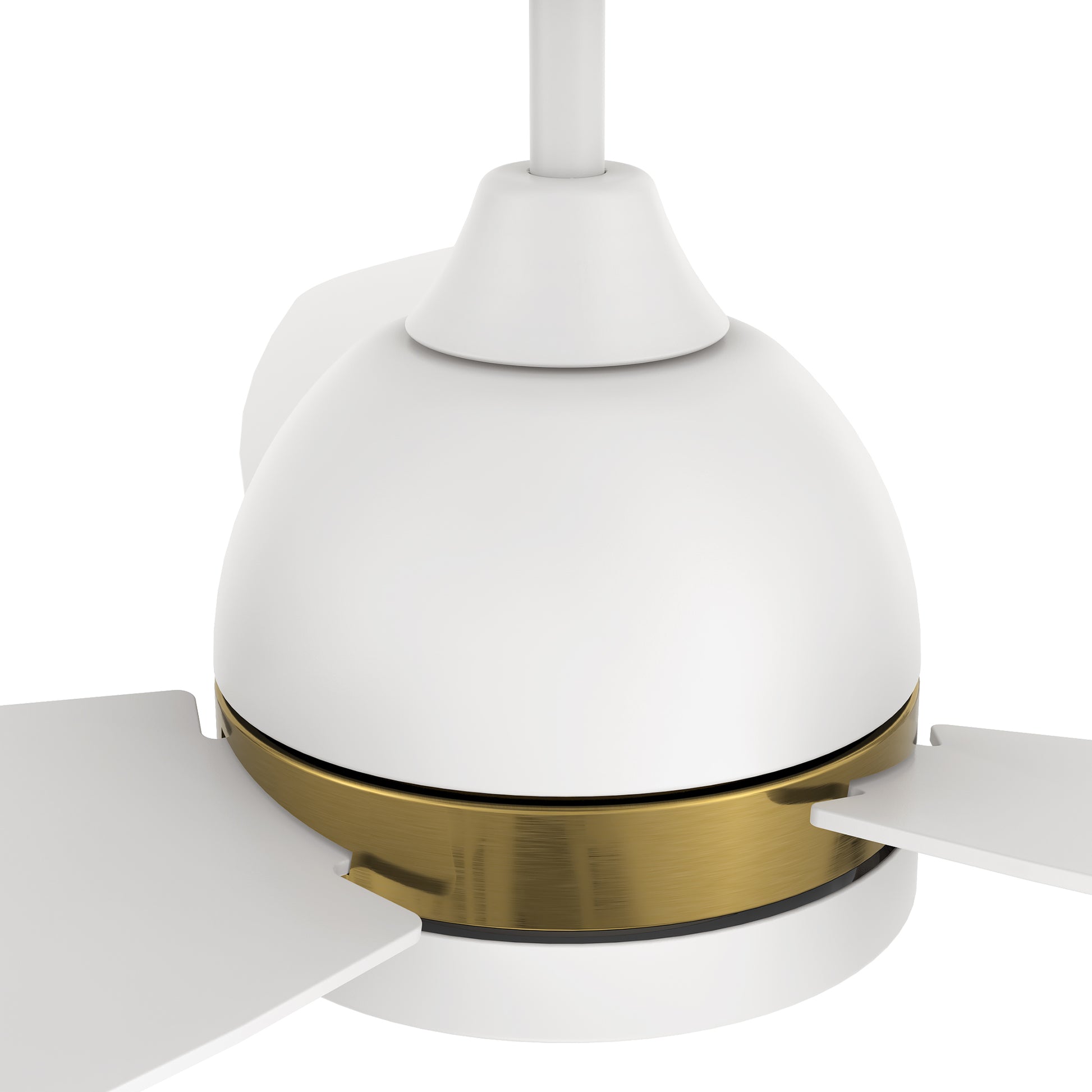 Carro FREMONT 48 inch 3-Blade Smart Ceiling Fan with LED Light Kit & Remote- White/White