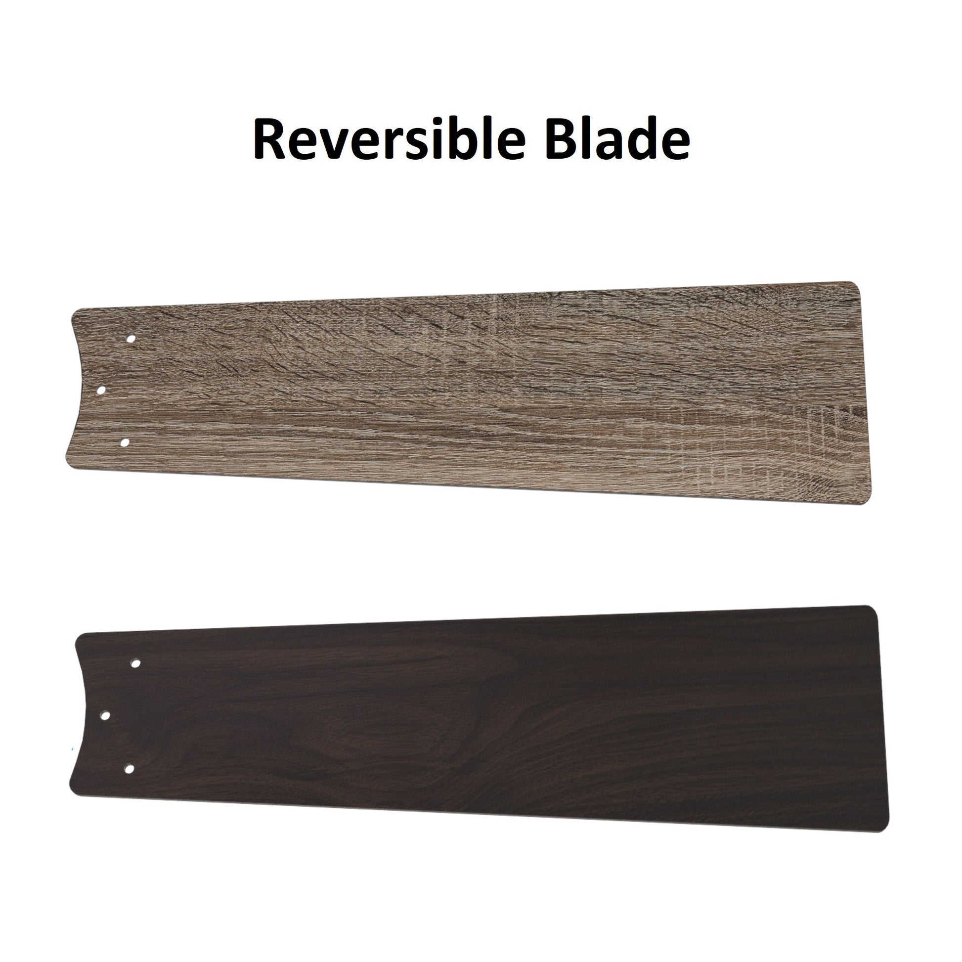 Carro ASCENDER 60 inch 5-Blade Smart Ceiling Fan Replacement Blades - Walnut & Barnwood Reversible