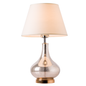 Carro Home Loto Little Gold Mercury Glass Table Lamp 24" - Gold Mercury/Ivory White (Single)