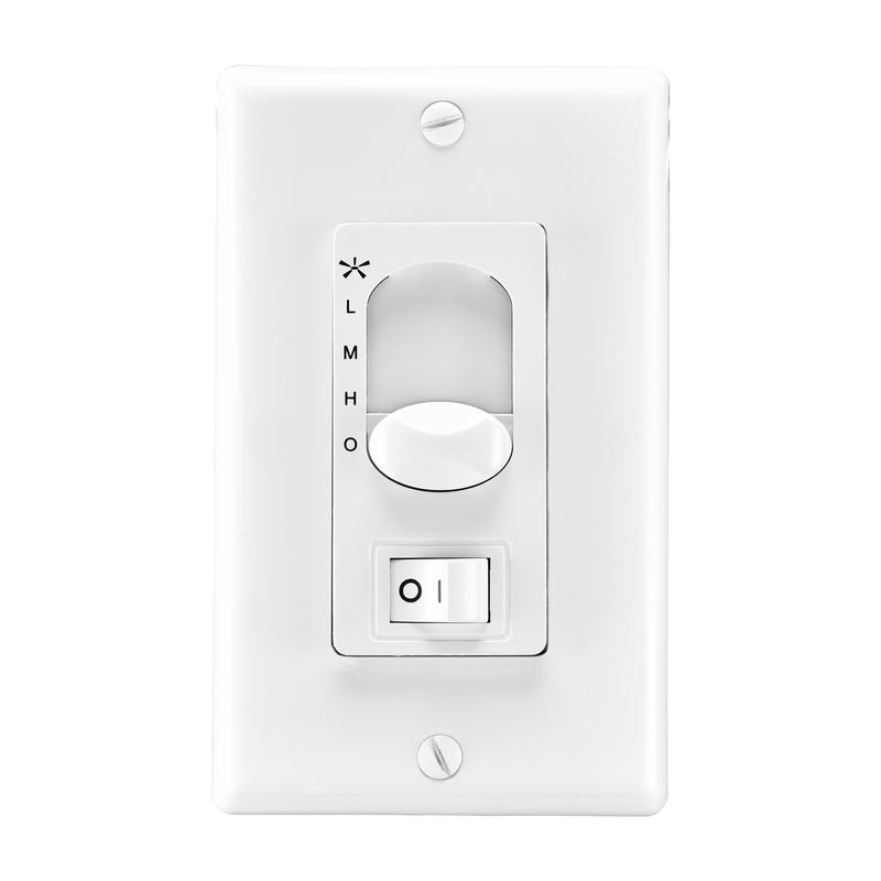 Carro CORMIER 3-Speed Ceiling Fan Wall Switch and On/Off Control (AC Motor Builder Grade Fans Only)