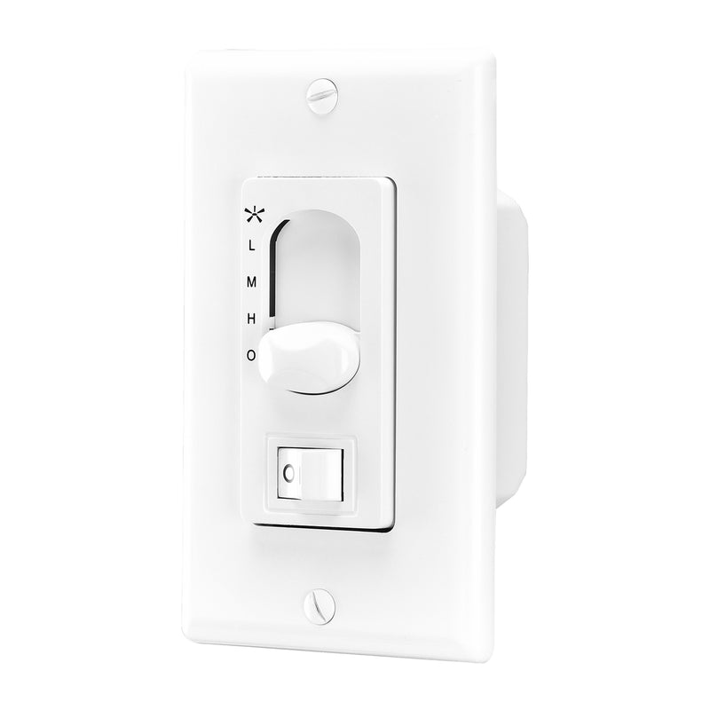 Carro CORMIER 3-Speed Ceiling Fan Wall Switch and On/Off Control (AC Motor Builder Grade Fans Only)