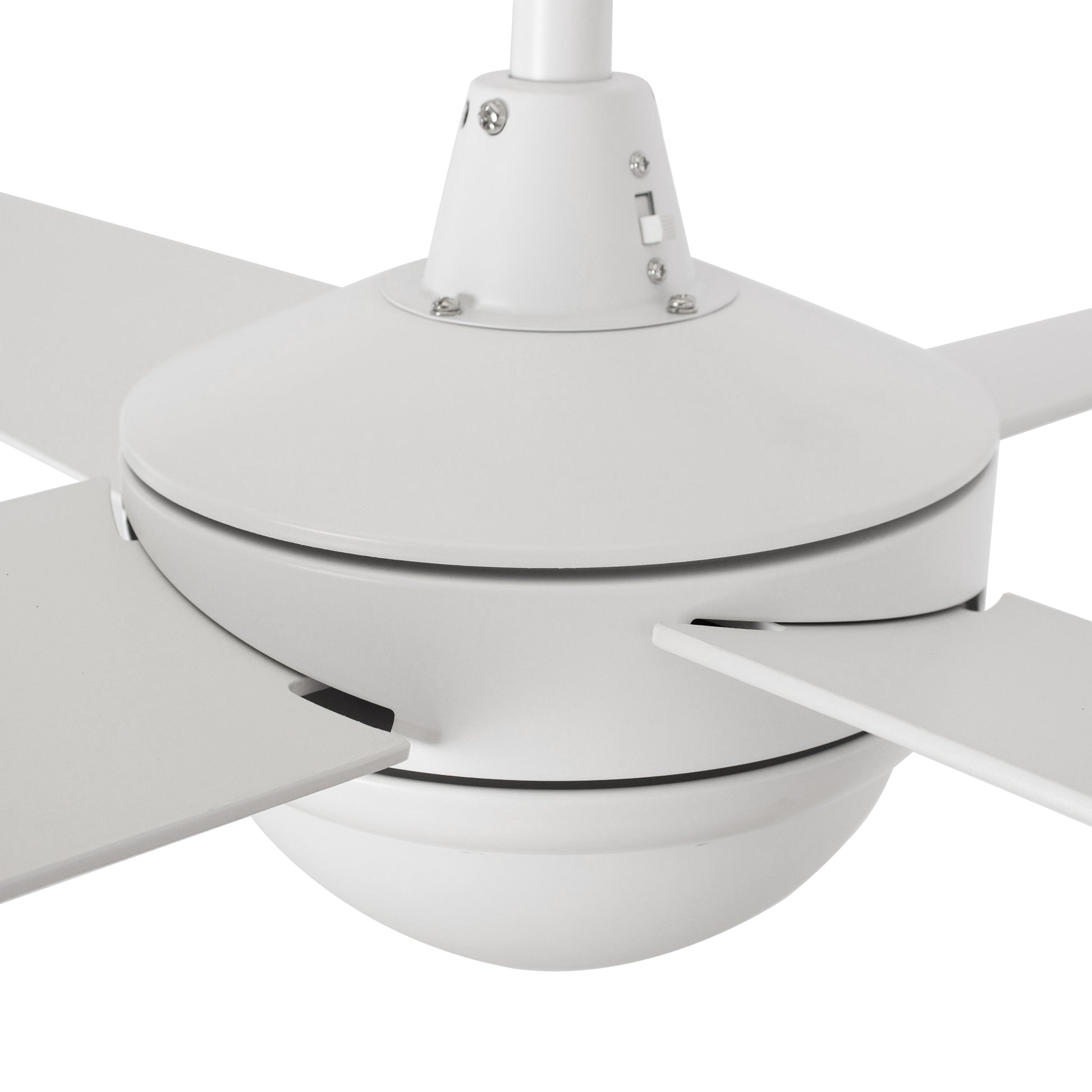Carro NEVA 52 inch 4-Blade Smart Ceiling Fan with LED Light Kit & Smart Wall Switch - White/White