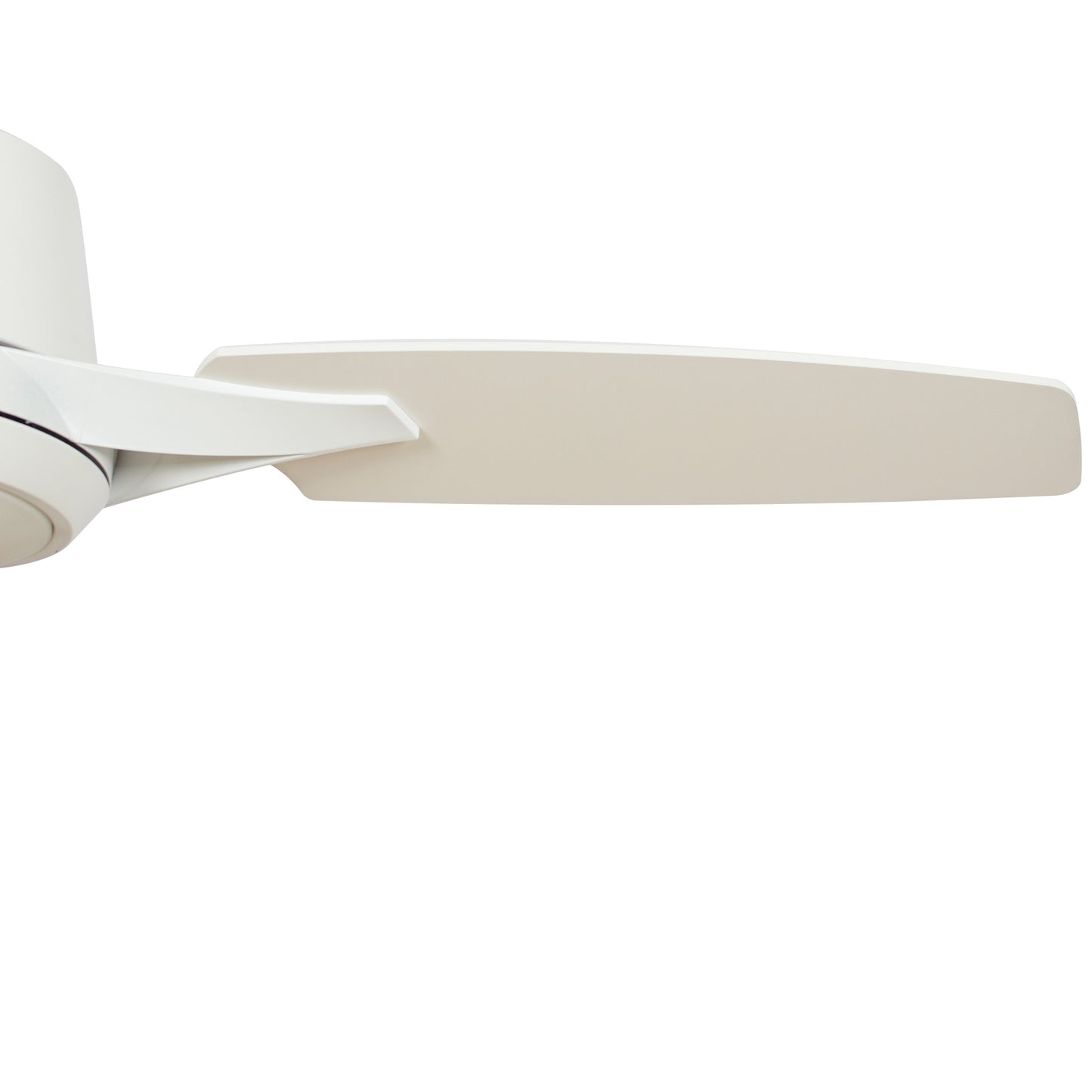 Carro EUNOIA 52'' 3-Blade Smart Ceiling Fan with LED Light Kit & Wall Switch - White/White fan blades