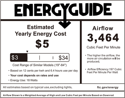 Carro KANNAN 60 inch 5-Blade Ceiling Fan with LED Light & Remote Control - White/White